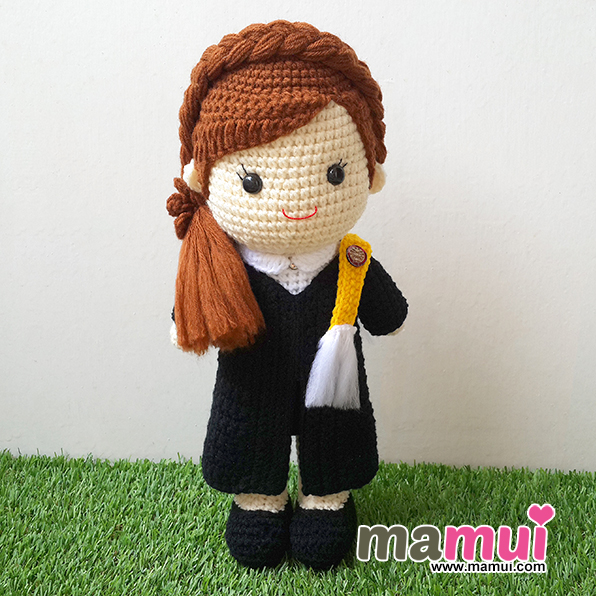 ตุ๊กตารับปริญญาธรรมศาสตร์คณะวิทยาศาสตร์และเทคโนโลยีสูง 13 นิ้ว