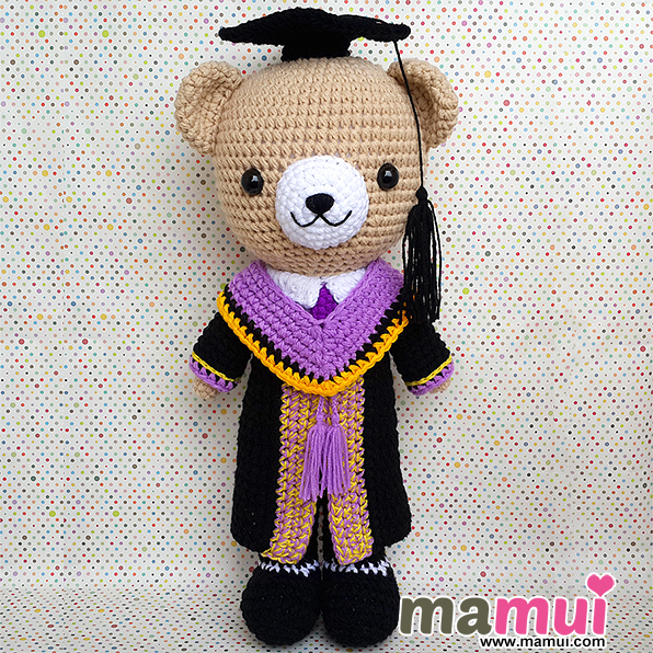 ตุ๊กตาหมีรับปริญญาพะเยาสูง 18 นิ้ว