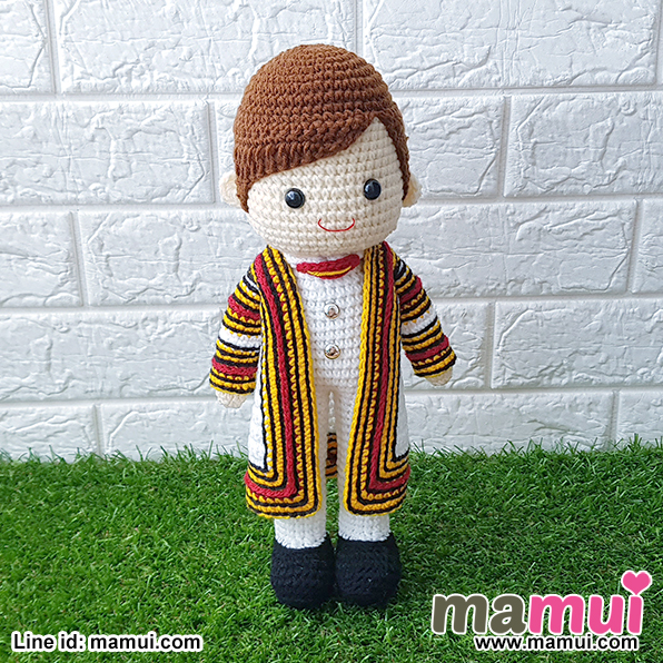 ตุ๊กตารับปริญญาจุฬาคณะวิศวกรรมศาสตร์ผู้ชายสูง 13 นิ้ว