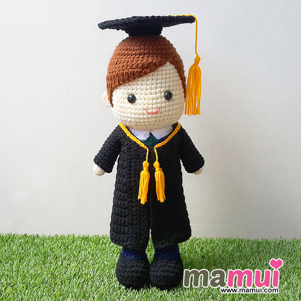 ตุ๊กตารับปริญญาเกษตรศาสตร์คณะวิทยาศาสตร์การกีฬาสูง 13 นิ้ว