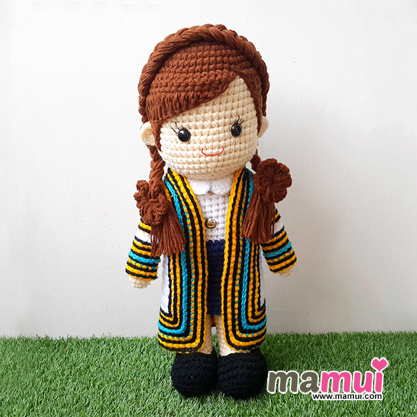 ตุ๊กตารับปริญญาจุฬาคณะพาณิชยศาสตร์และการบัญชีสูง 18 นิ้ว