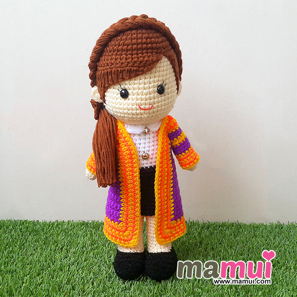 ตุ๊กตารับปริญญาวิทยาลัยเชียงรายผมยาวสูง 13 นิ้ว