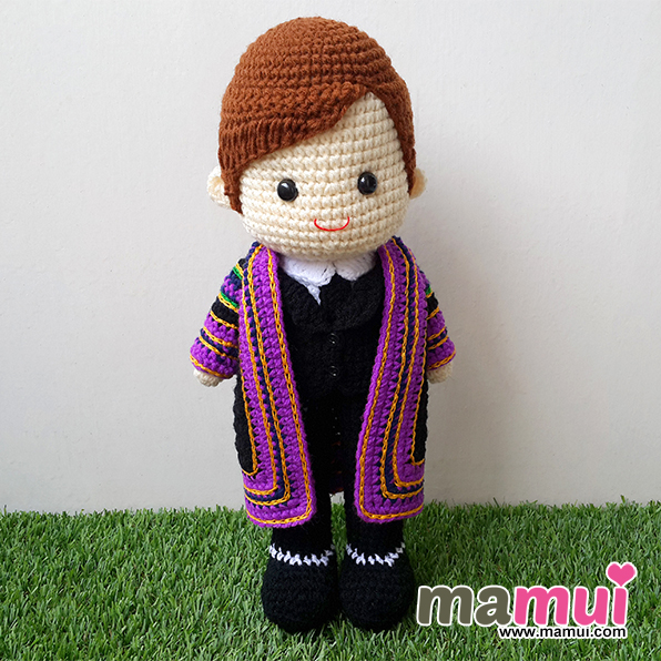 ตุ๊กตารับปริญาราชภัฏกำแพงเพชรคณะเทคโนโลยีบัณฑิตสูง 13 นิ้ว