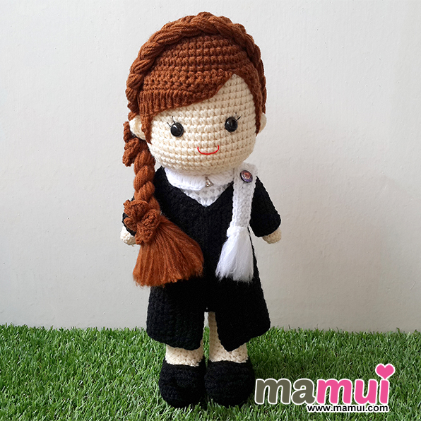 ตุ๊กตารับปริญญาศรีปทุมคณะนิติศาสตร์สูง 13 นิ้ว
