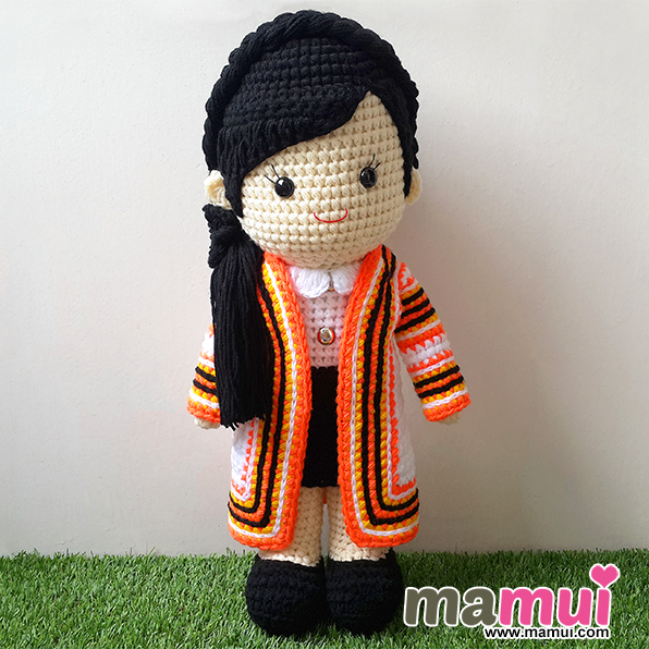 ตุ๊กตารับปริญญามหาวิทยาลัยขอนแก่นสูง 18 นิ้ว