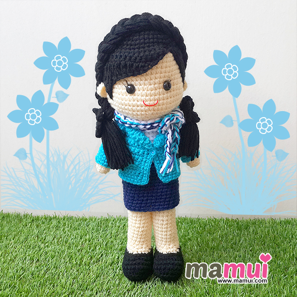 ตุ๊กตาพนักงานธนาคารกรุงไทยสูง 13 นิ้ว