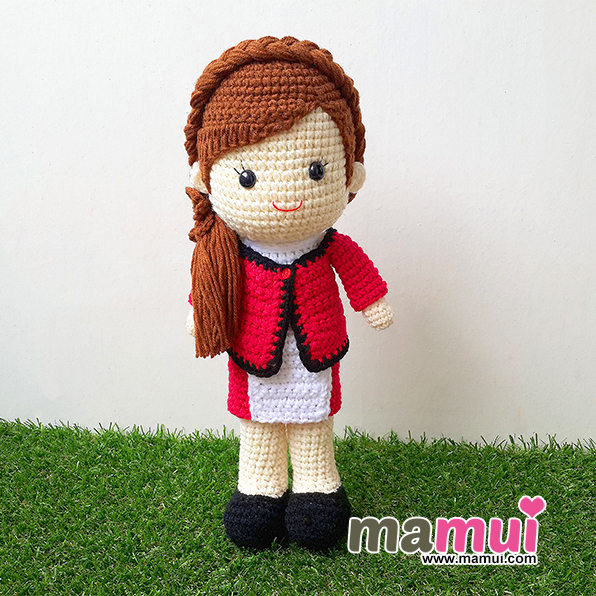 ตุ๊กตาผู้หญิงพนักงานออฟฟิศสูง 13 นิ้ว