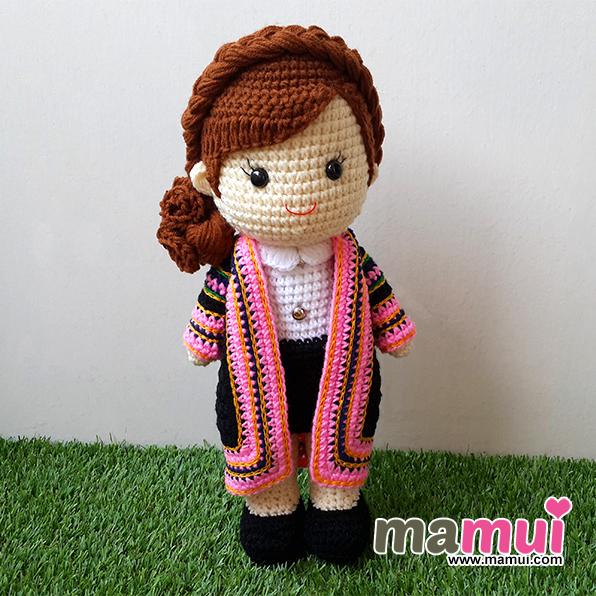ตุ๊กตารับปริญญาราชภัฏธนบุรีคณะบริการธุรกิจสูง 13 นิ้ว