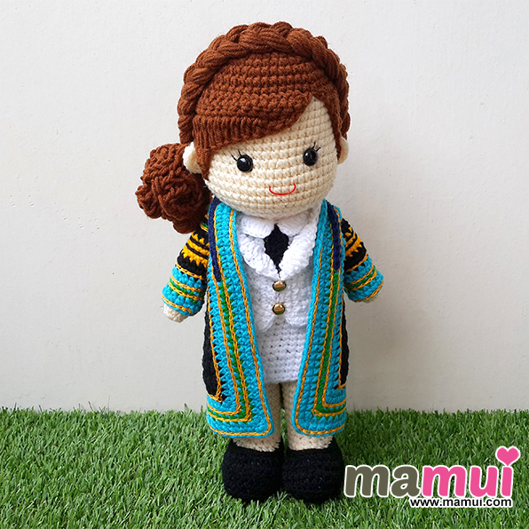 ตุ๊กตารับปริญญามหาวิทยาลัยราชภัฏเพชรบุรีสูง 13 นิ้ว