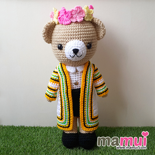 ตุ๊กตาหมีรับปริญญามหาวิทยาลัยราชภัฏสวนสุนันทา คณะมนุษยศาสตร์และสังคมศาสตร์สูง 18 นิ้ว