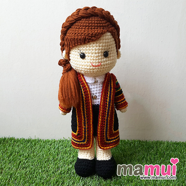 ตุ๊กตารับปริญญามหาวิทยาลัยราชภัฏคณะมนุษยศาสตร์สูง 13 นิ้ว