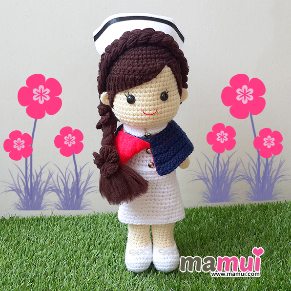 ตุ๊กตาชุดเครปพยาบาลสูง 13 นิ้ว