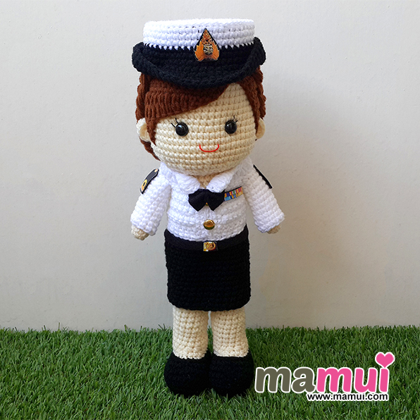 ตุ๊กตาทหารเรือหญิงสูง 13 นิ้ว