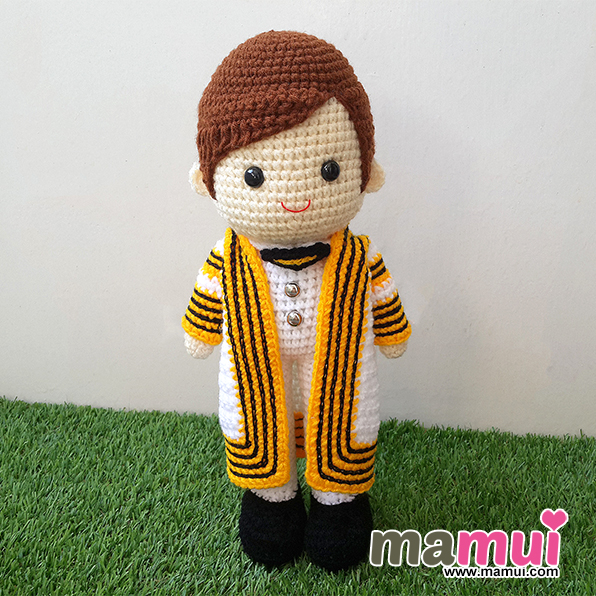 ตุ๊กตารับปริญญาราชมงคลสุวรรณภูมิผู้ชายสูง 13 นิ้ว