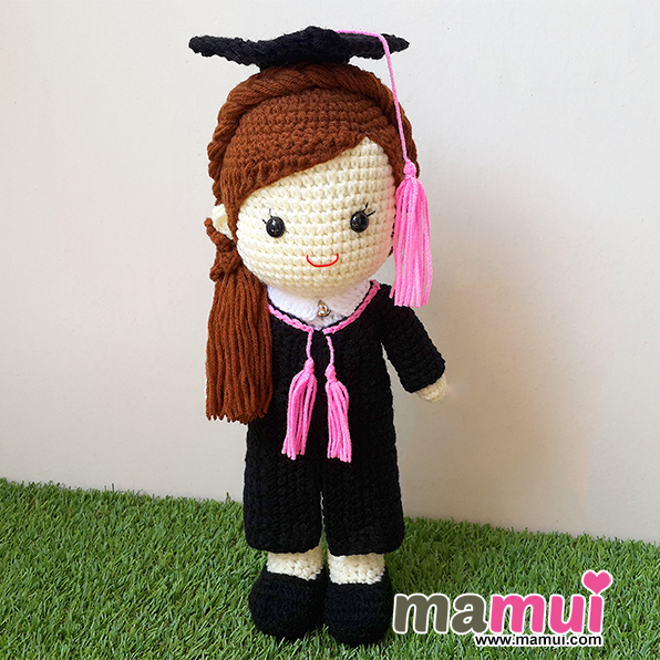 ตุ๊กตารับปริญญาเกษตรศาสตร์คณะอุตสาหกรรมเกษตรสูง 13 นิ้ว