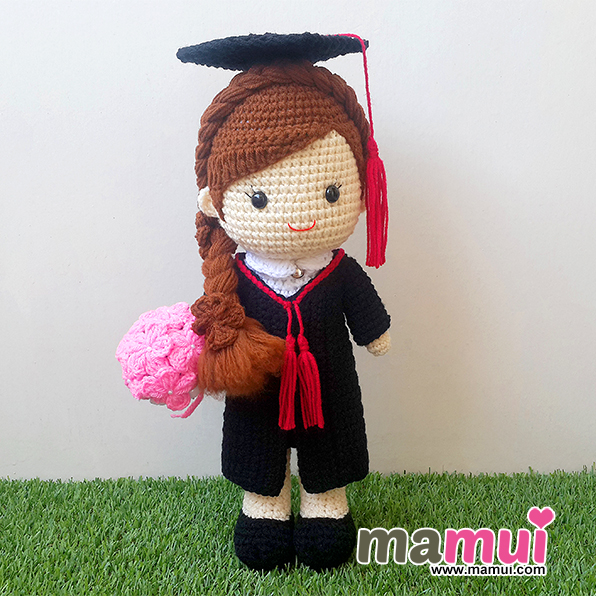 ตุ๊กตารับปริญญาเกษตรศาสตร์คณะวิศวกรรมศาสตร์สูง 13 นิ้ว