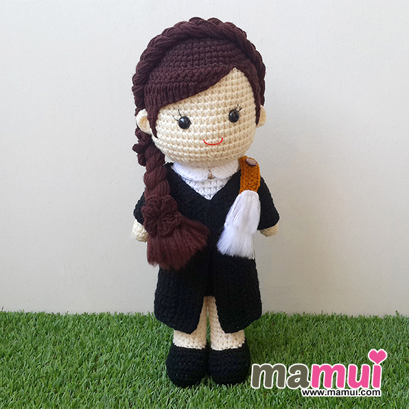 ตุ๊กตารับปริญญาธรรมศาสตร์ปริญญาโทสูง 13 นิ้ว