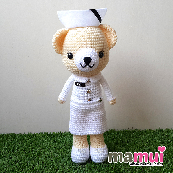 ตุ๊กตาหมีผู้ช่วยพยาบาลสูง 13 นิ้ว