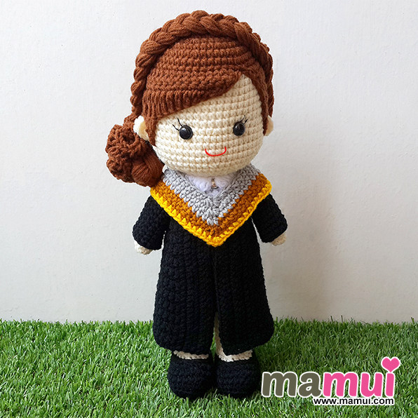 ตุ๊กตารับปริญญามหาวิทยาลัยบูรพาคณะการจัดการและการท่องเที่ยวสูง 13 นิ้ว