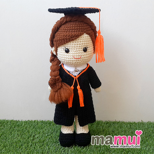ตุ๊กตารับปริญญาเกษตรศาสตร์คณะเศรษฐศาสตร์สูง 13 นิ้ว