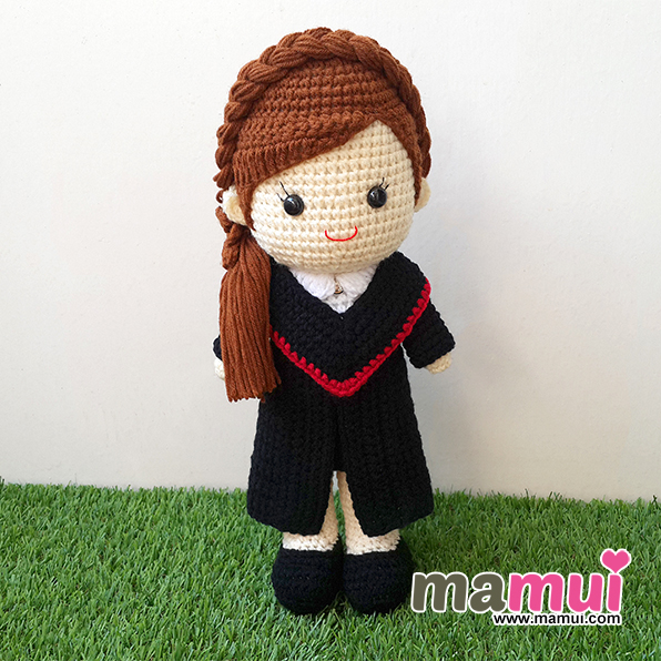 ตุ๊กตารับปริญญาศิลปากรคณะวิศวกรรมศาสตร์ผมยาวสูง 13 นิ้ว