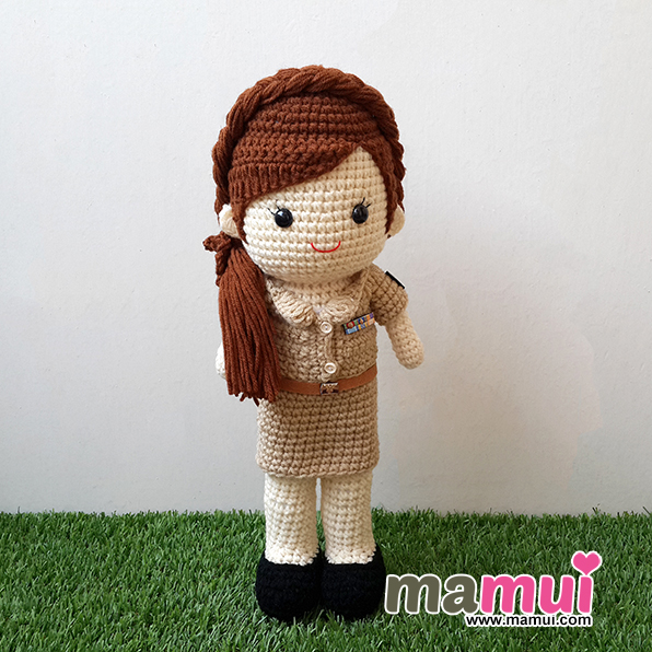 ตุ๊กตาครูผู้หญิงผมยาวสูง 13 นิ้ว