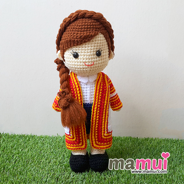 ตุ๊กตารับปริญญาจุฬาลงกรณ์ปริญญาเอกสูง 13 นิ้ว