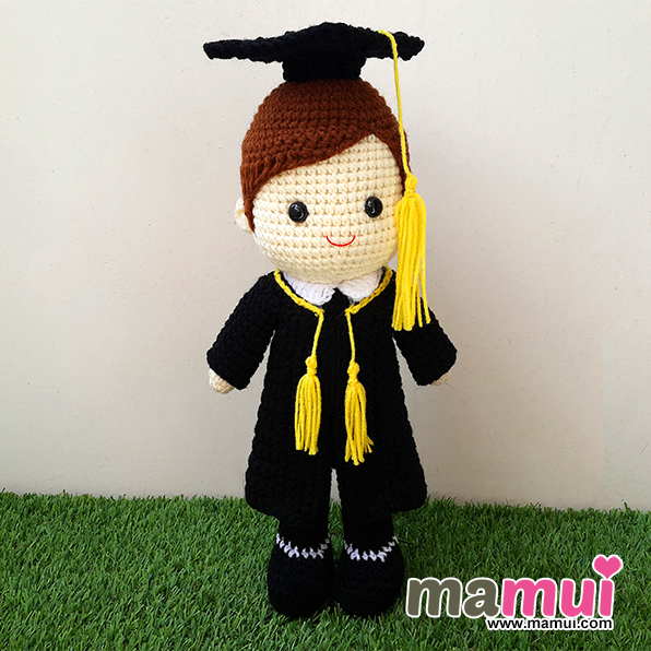 ตุ๊กตารับปริญญาเกษตรศาสตร์คณะเกษตรสูง 13 นิ้ว