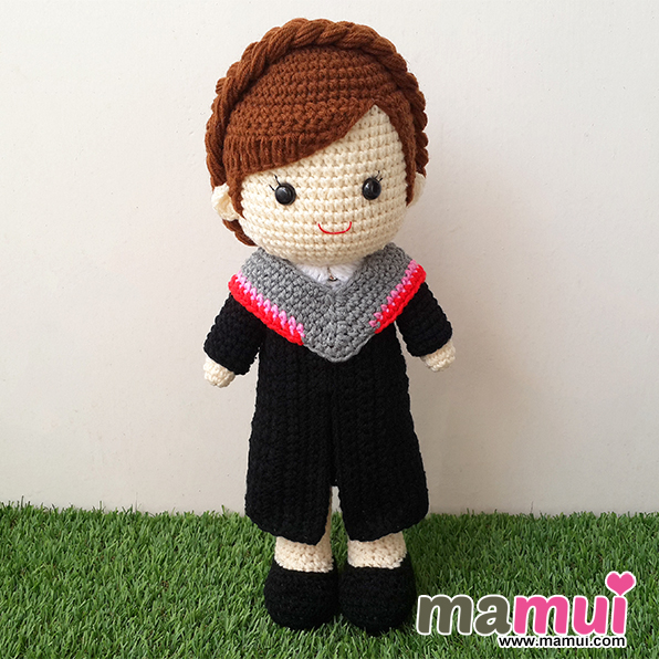 ตุ๊กตารับปริญญามหาวิทยาลัยศรีนครินทรวิโรฒปริญญาโทคณะสหเวชศาสตร์สูง 13 นิ้ว