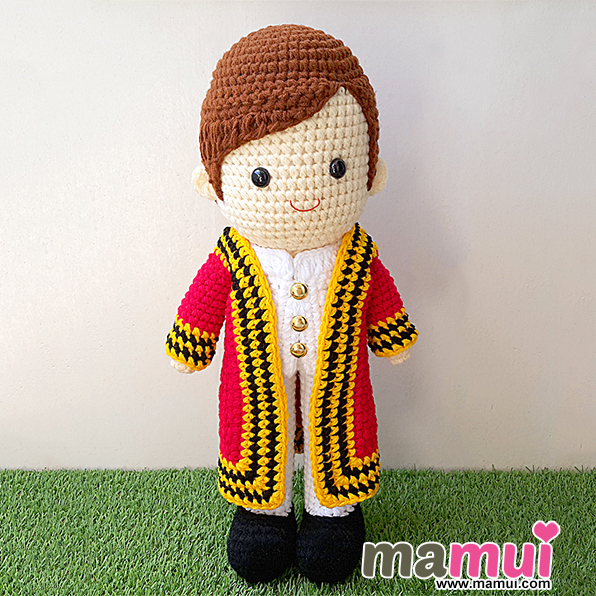 ตุ๊กตารับปริญญาพระจอมเกล้าผู้ชายสูง 18 นิ้ว