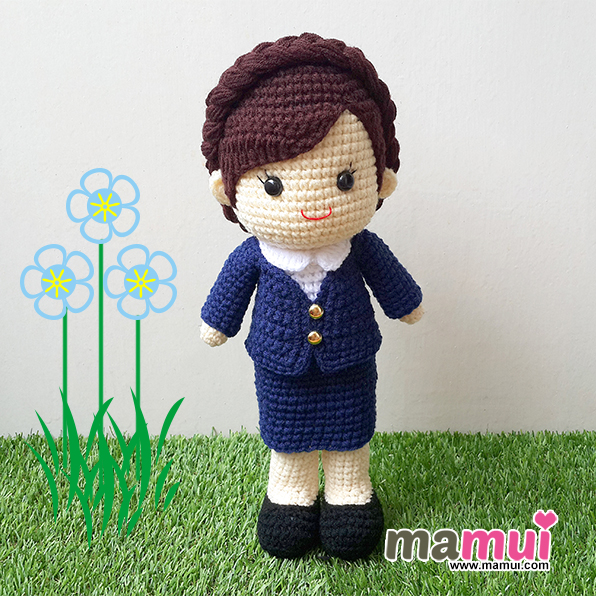 ตุ๊กตาพนักงานออฟฟิศสูง 13 นิ้วค่ะ