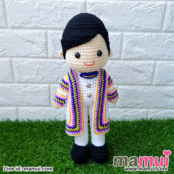 ตุ๊กตารับปริญญามหาวิทยาอุบลราชธานีผู้ชายสูง 13 นิ้ว