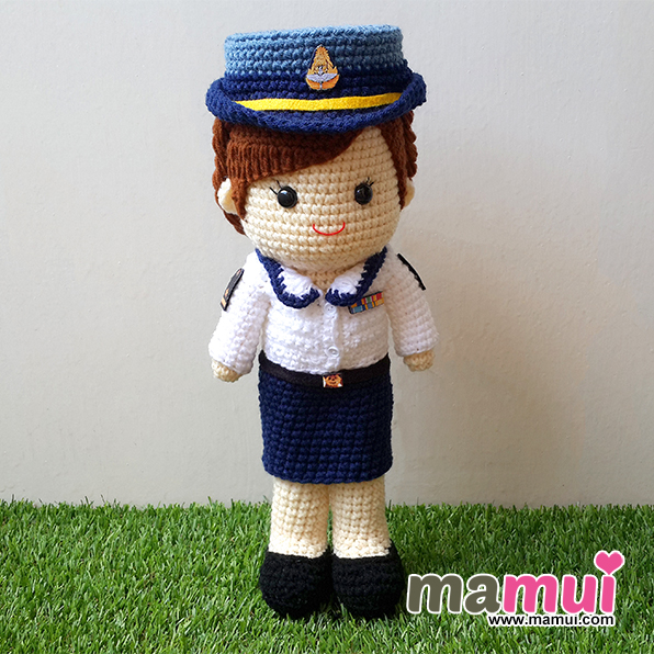 ตุ๊กตาทหารอากาศหญิงสูง 13 นิ้ว