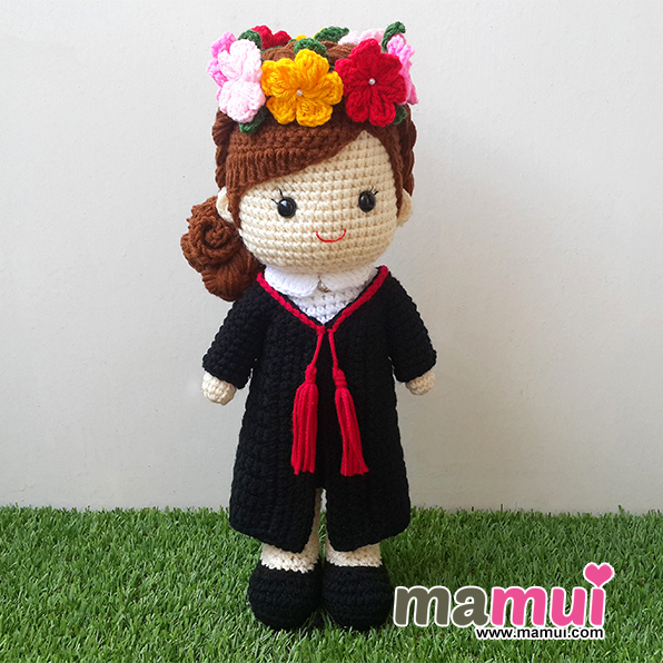 ตุ๊กตารับปริญญาเกษตรศาสตร์คณะวิศวกรรมศาสตร์สูง 13 นิ้ว