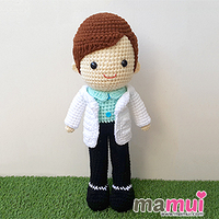 ตุ๊กตาหมอผู้ชายสูง 13 นิ้ว