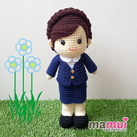 ตุ๊กตาพนักงานออฟฟิศสูง 13 นิ้วค่ะ